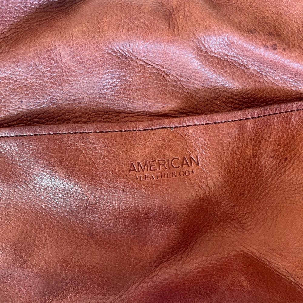 American Leather Co Tan Shoulder Bag View 2